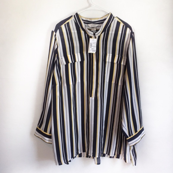 CJ Banks Tops - CJ Banks Striped Tunic NWT